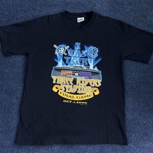 Vintage Pittsburgh Pirates Shirt Large MLB Baseball Three Rivers Final Game 2000